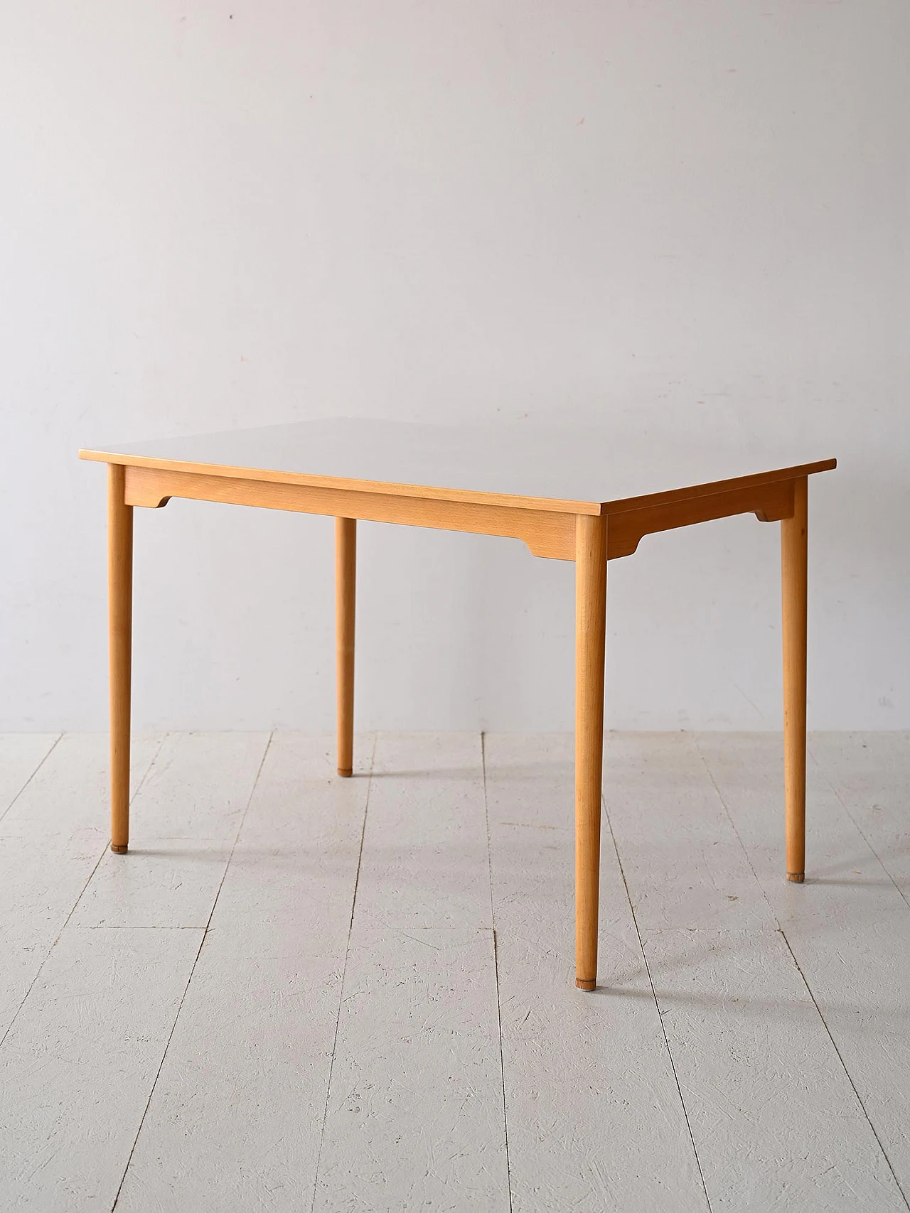 Birch and formica table, 1960s 4