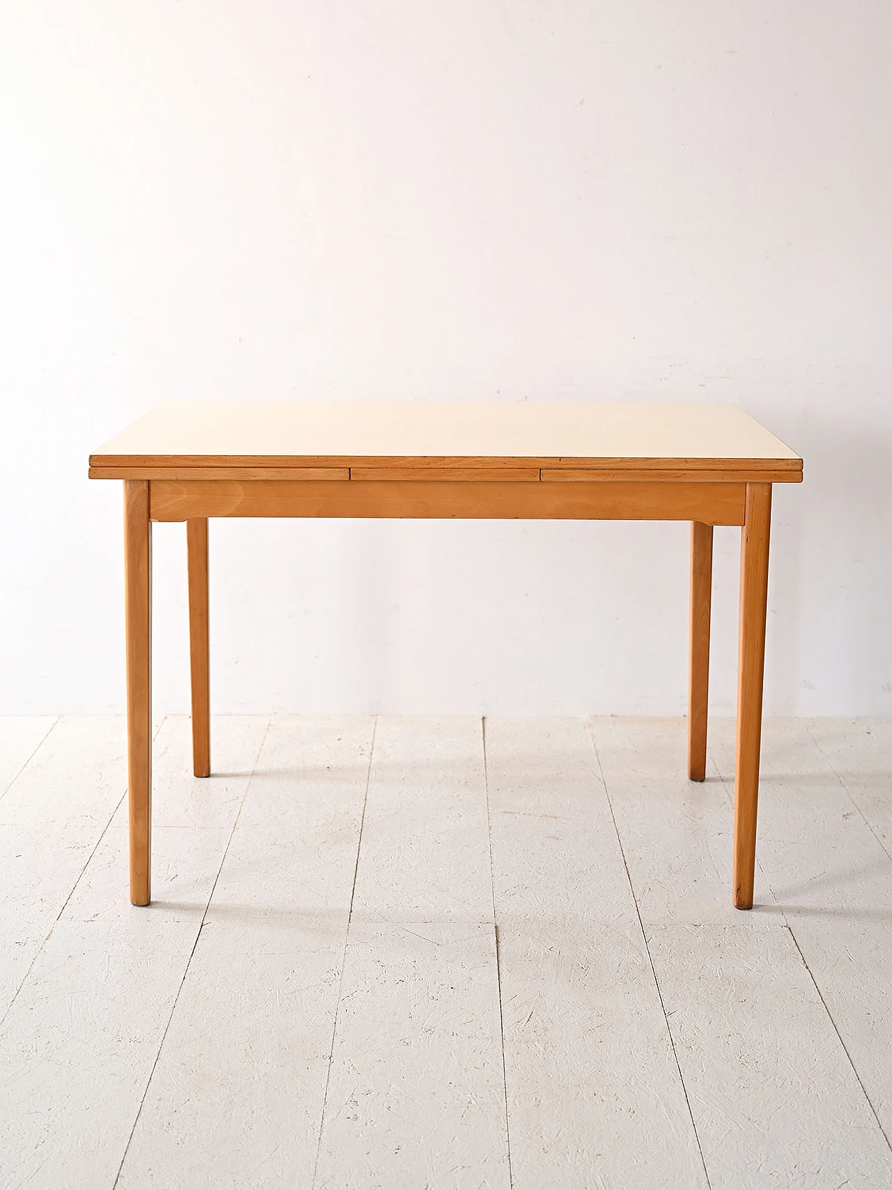 Extending wooden table with formica top, 1960s 3