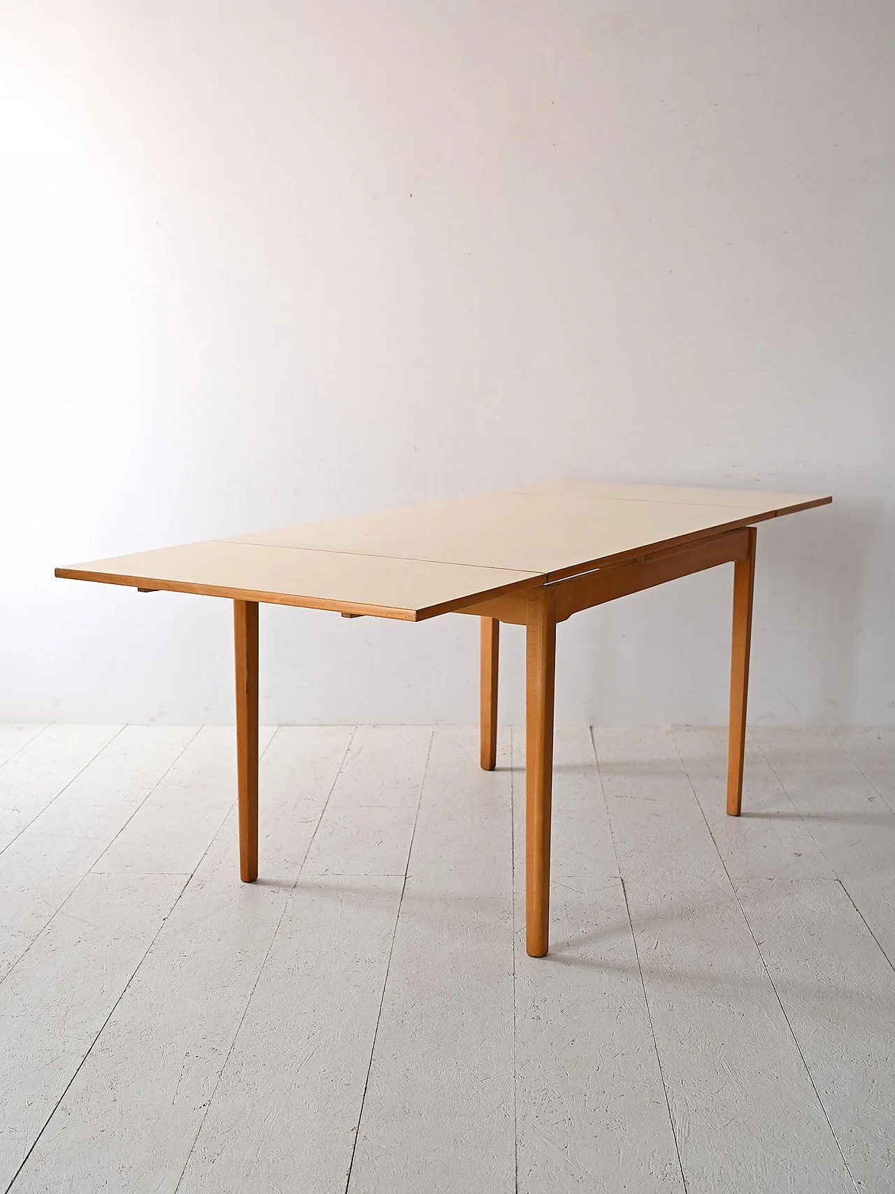 Extending wooden table with formica top, 1960s 5