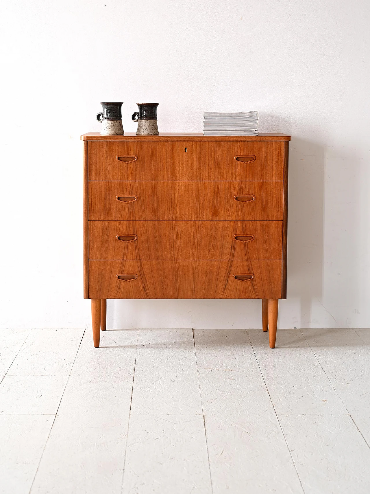 Teak chest of drawers, 1960s 1