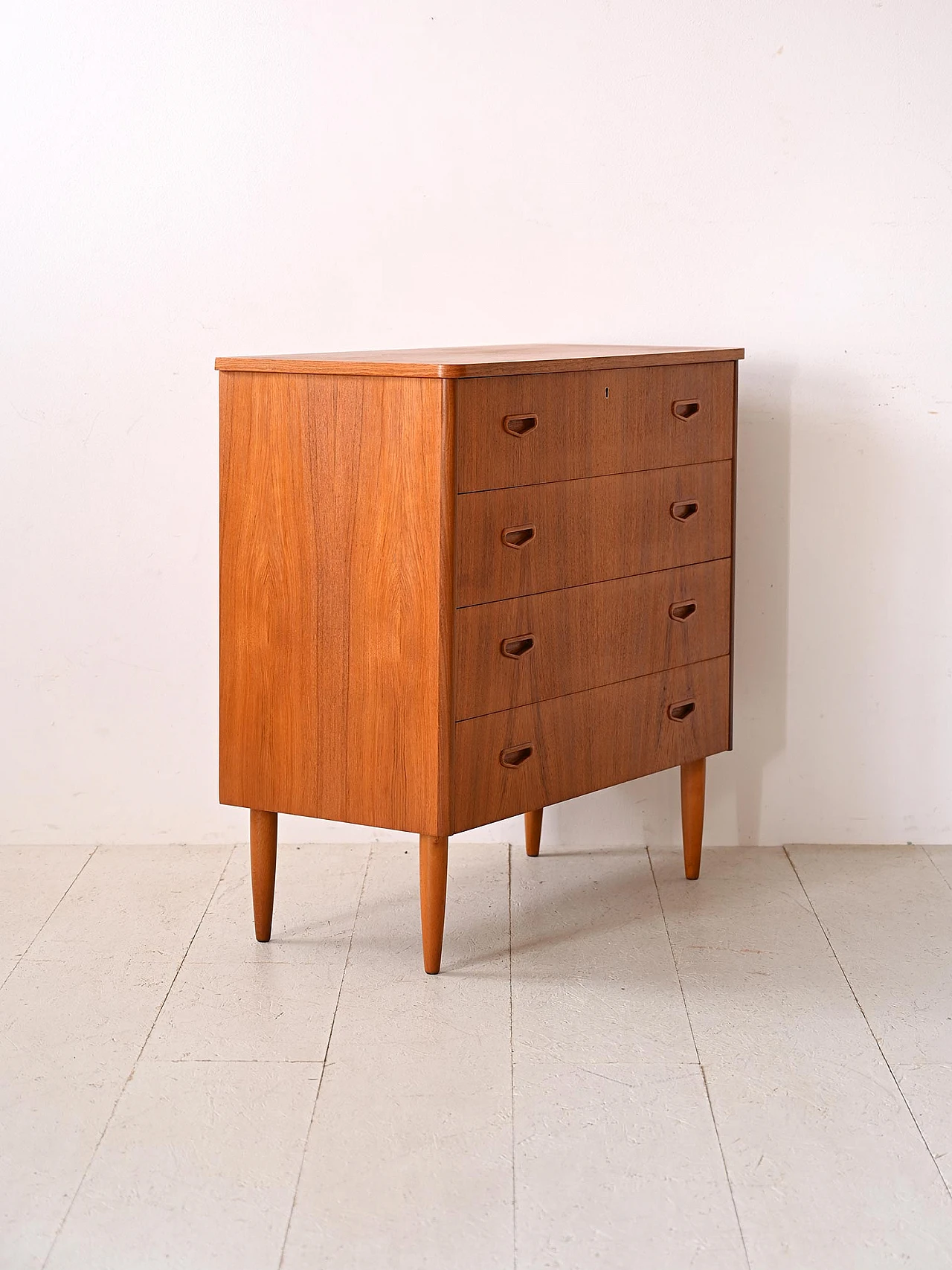 Cassettiera in teak, anni '60 3