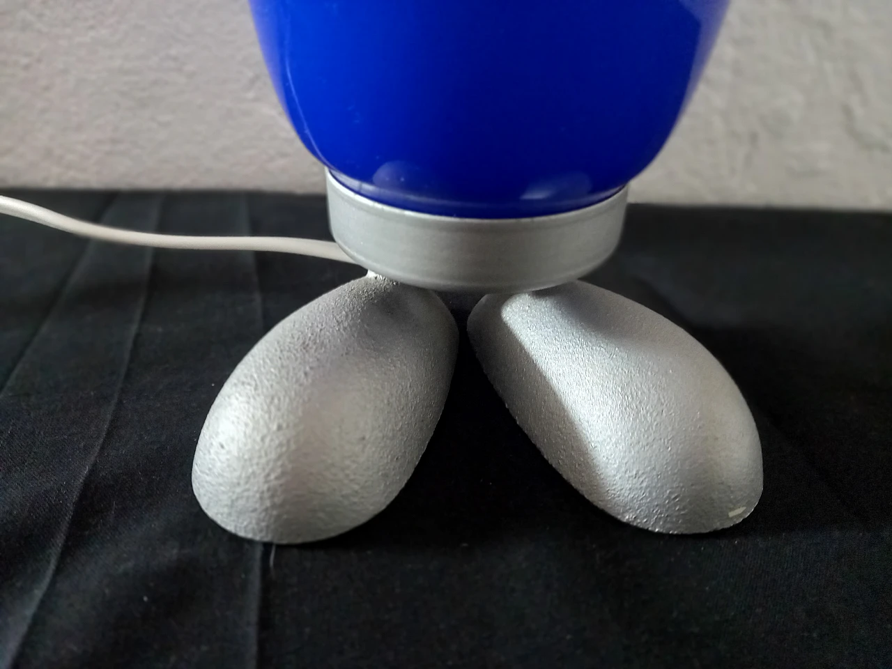 Dino Egg blue table lamp by Ikea, 1990s 5