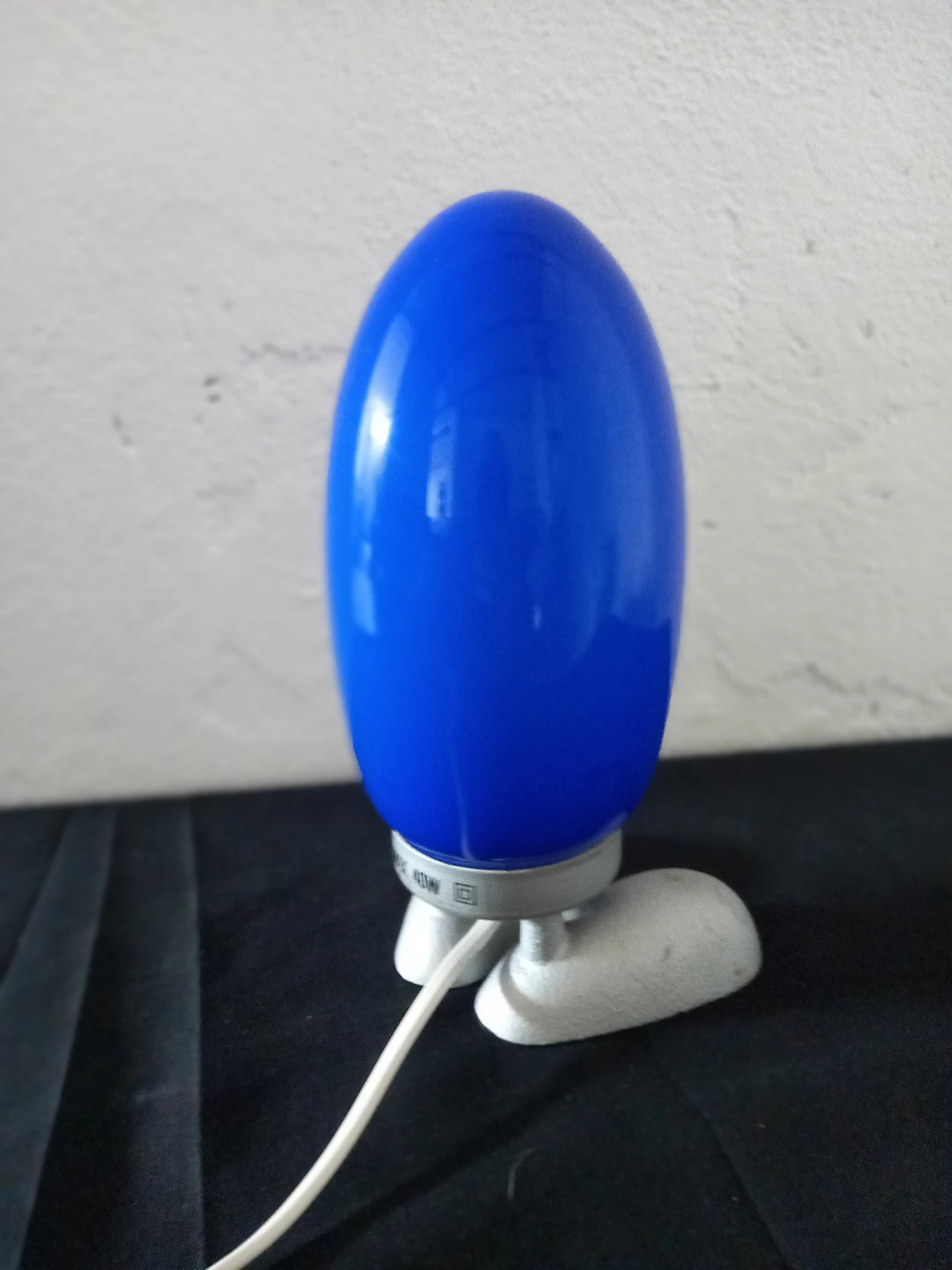 Dino Egg blue table lamp by Ikea, 1990s 8