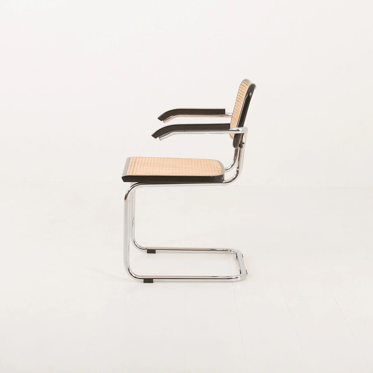 4 Cesca chairs in cane, beech & steel by M. Breuer for Gavina, 1980s 14