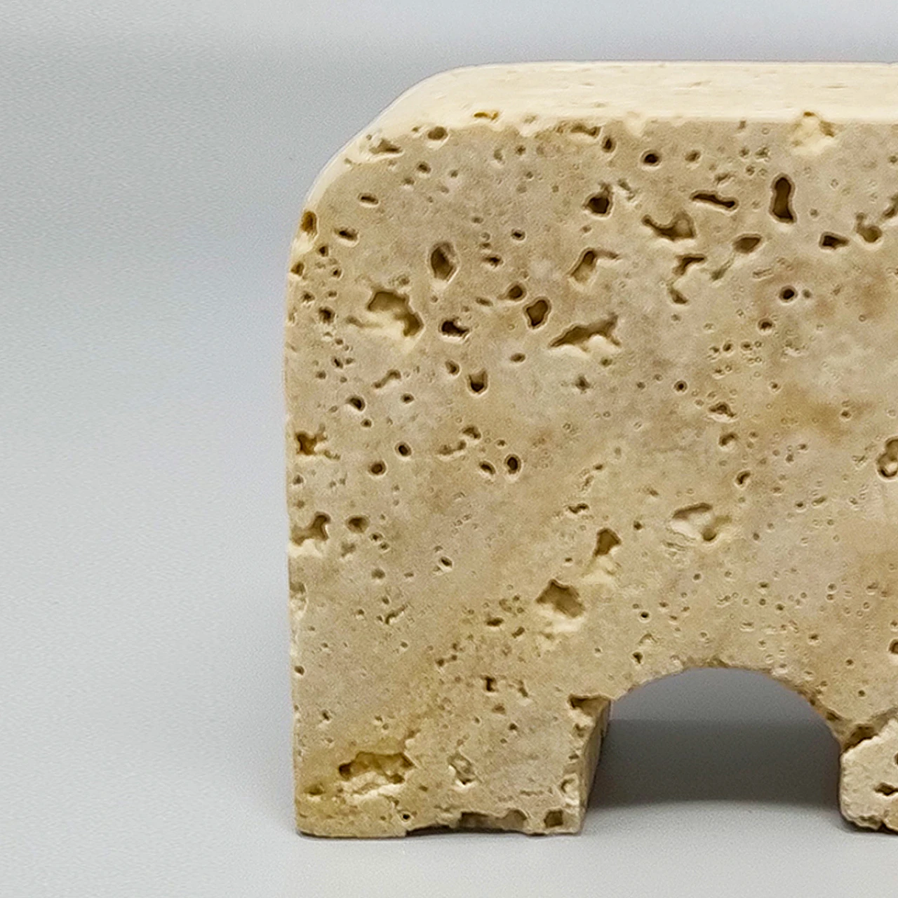 Travertine rhinoceros by Enzo Mari for F.lli Mannelli, 1970s 6