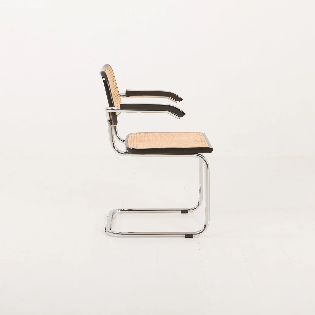 4 Cesca chairs in cane, beech & steel by M. Breuer for Gavina, 1980s 18