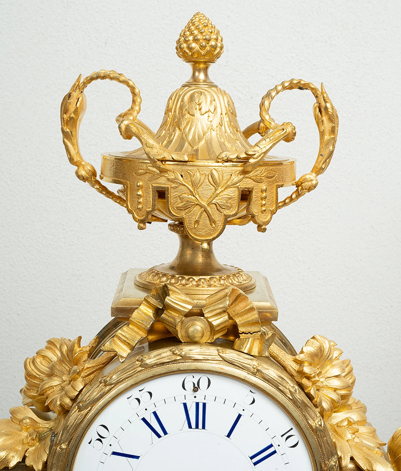 Napoleon III triptych gilded bronze clock, 19th century 3