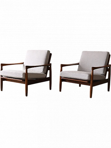 Pair of Kolding armchairs by Erik Wörtz for Ikea, 1960s