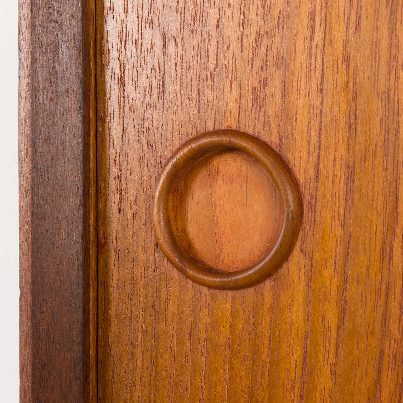 Teak wall unit with desk by Sven Andersen, 1960s 13