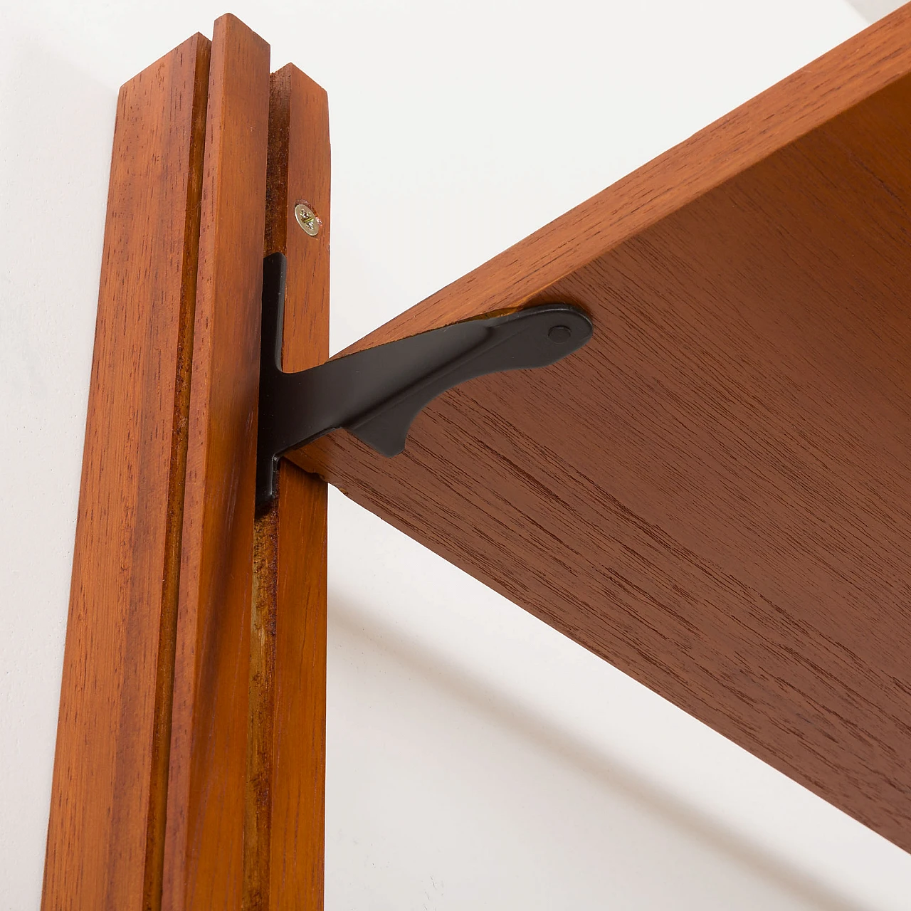 Teak wall unit with desk by Sven Andersen, 1960s 15