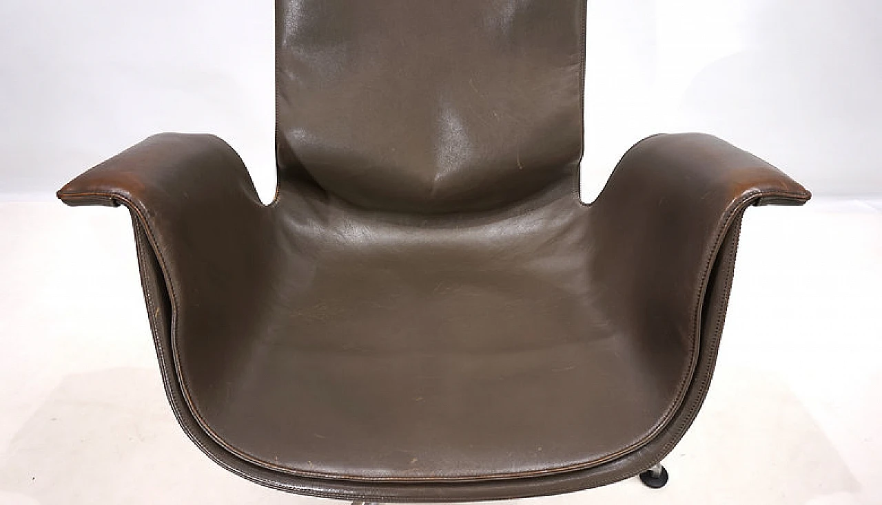 FK6725 Bird leather chair by Fabricius & Kastholm for A. Kill, 1960s 1