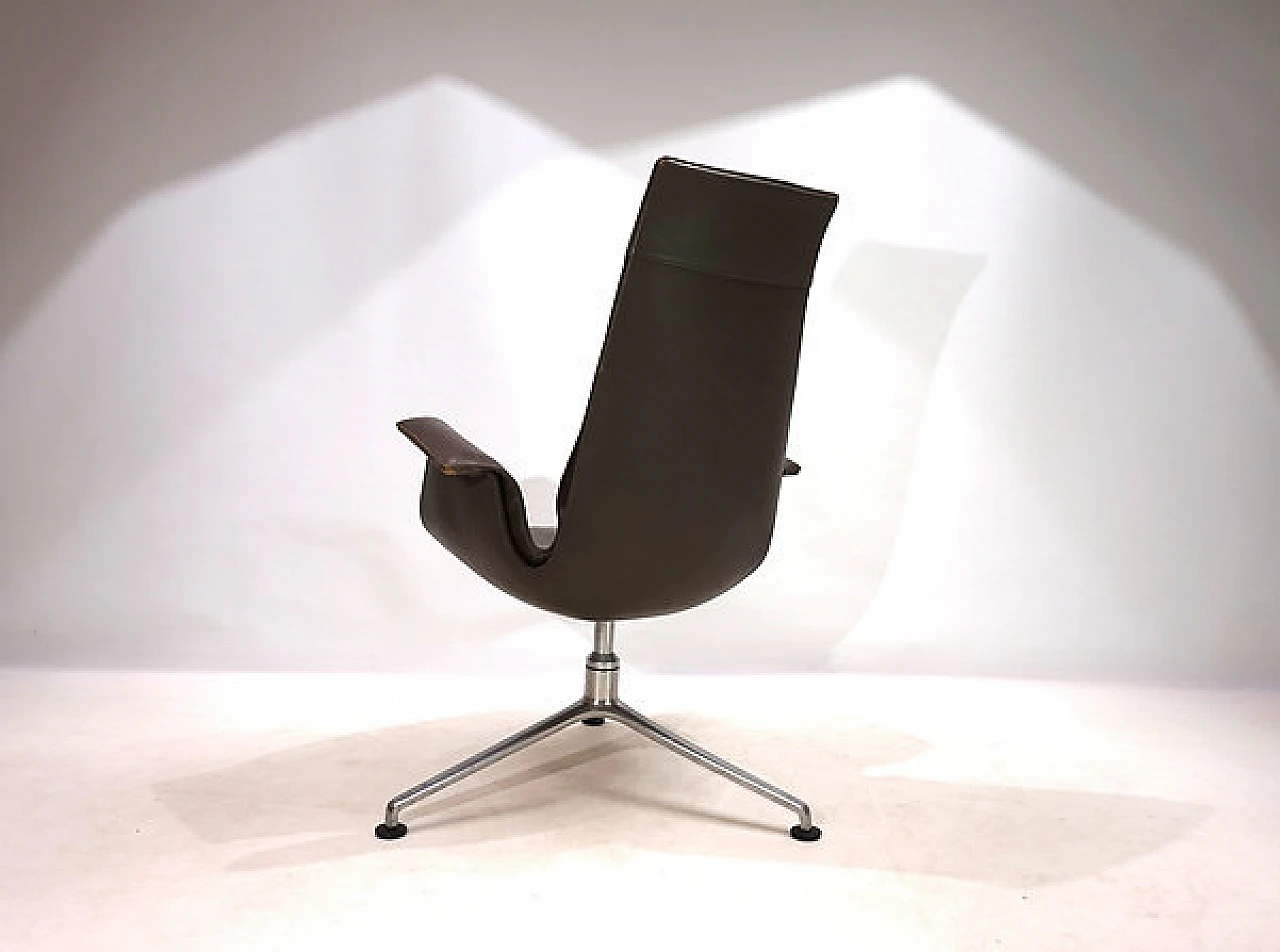 FK6725 Bird leather chair by Fabricius & Kastholm for A. Kill, 1960s 11