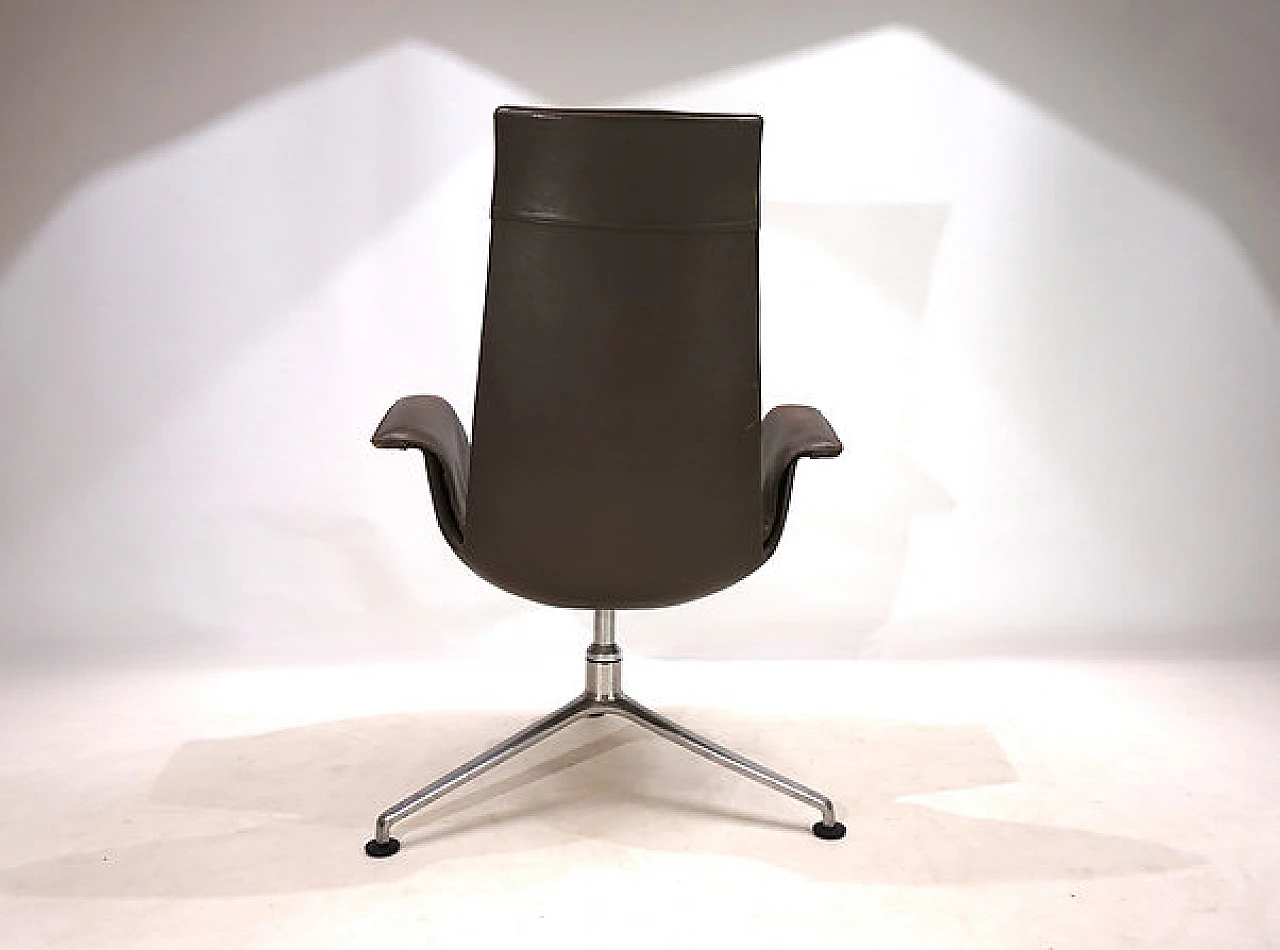 FK6725 Bird leather chair by Fabricius & Kastholm for A. Kill, 1960s 12