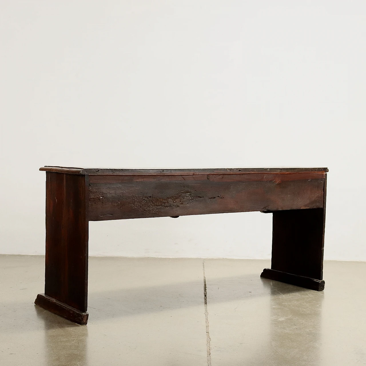 Queen Anne style walnut console table, 19th century 8