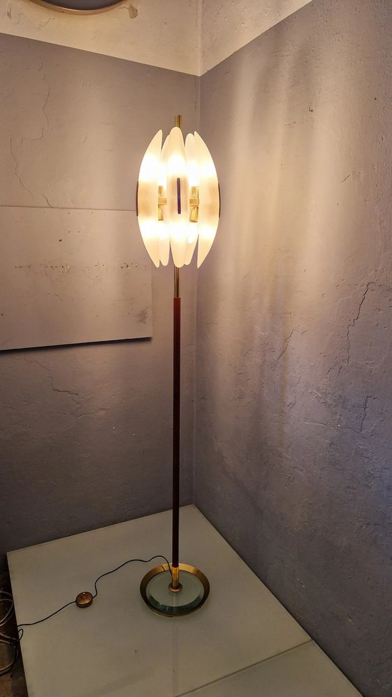 Floor lamp by Max Ingrand for Fontana Arte, 1950s 2