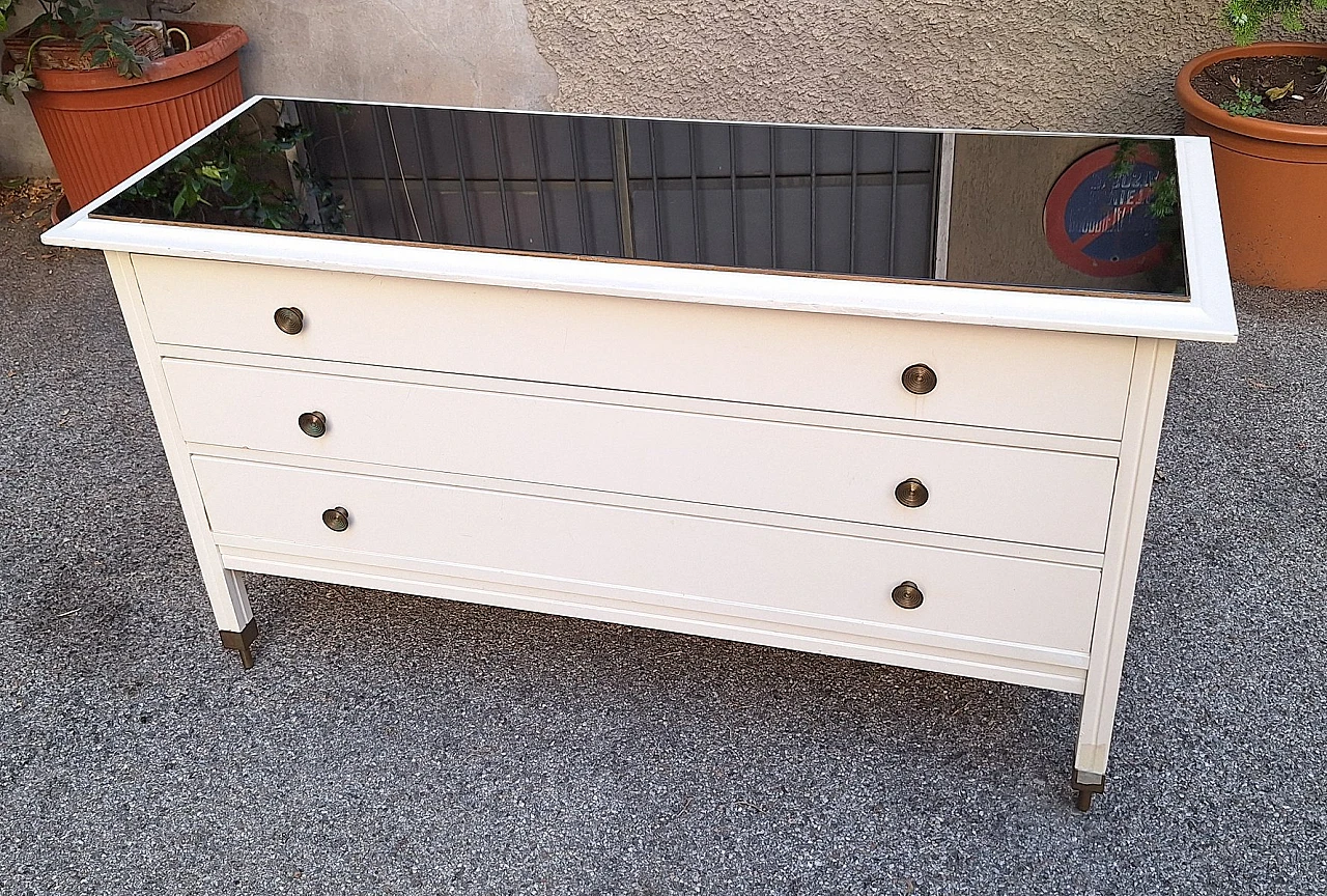 White D154 dresser by Carlo De Carli Rosso for Luigi Sormani, 1960s 2