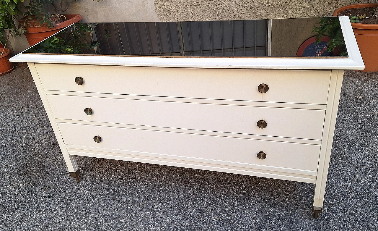 White D154 dresser by Carlo De Carli Rosso for Luigi Sormani, 1960s 4