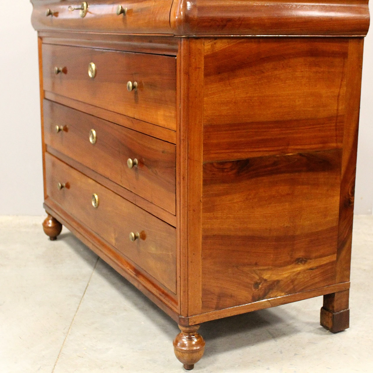 Charles X solid walnut dresser, first half of the 19th century 9