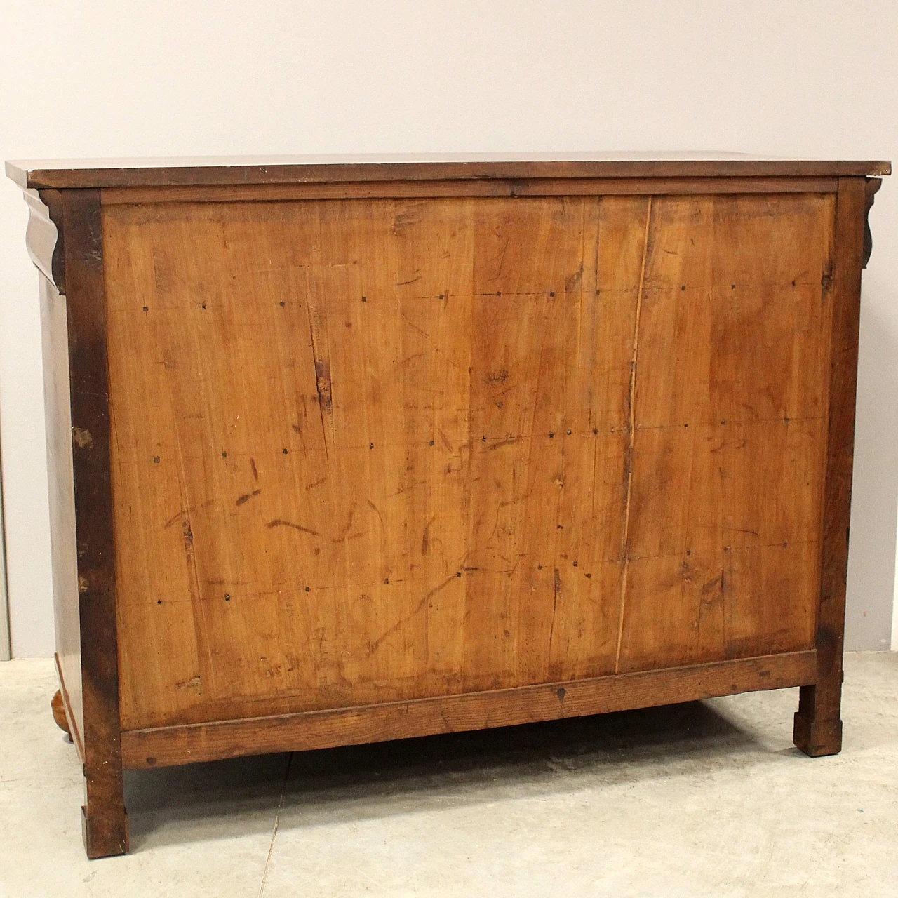 Charles X solid walnut dresser, first half of the 19th century 10