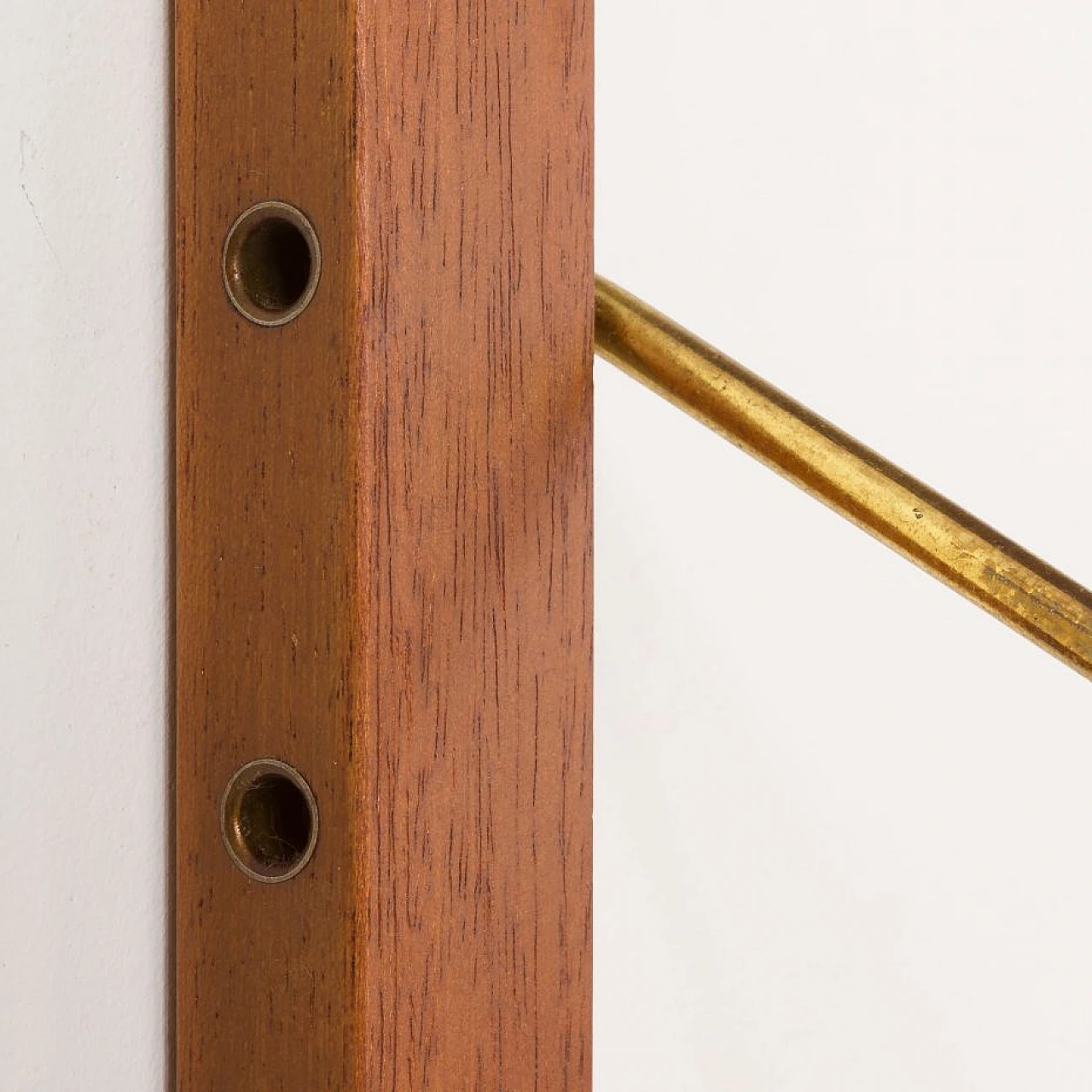 Wall-mounted teak bookcase with desk by Poul Cadovius, 1960s 9