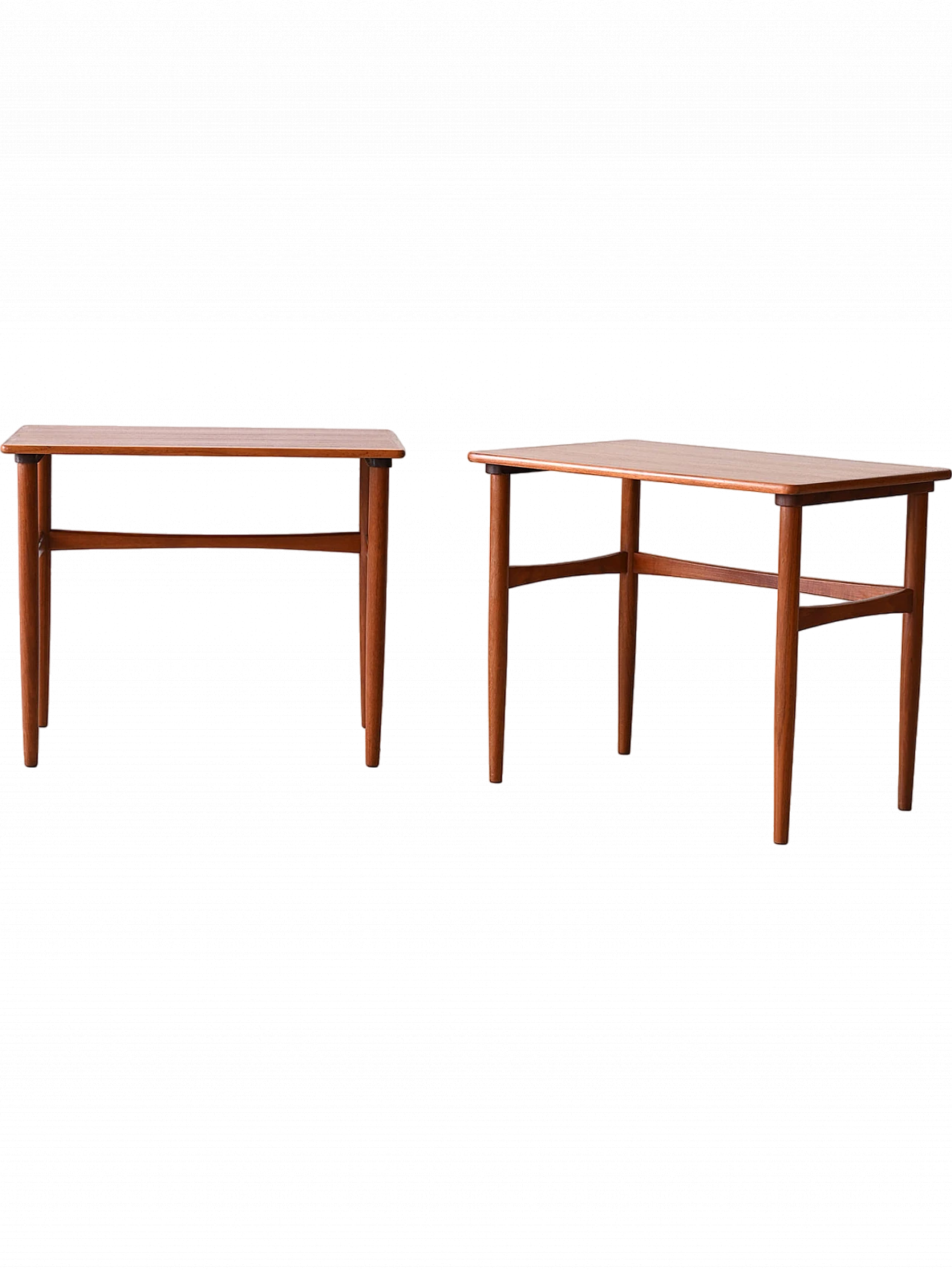 Pair of Scandinavian teak coffee tables, 1960s 10