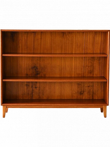 Oak wood bookcase with three shelves, 1960s