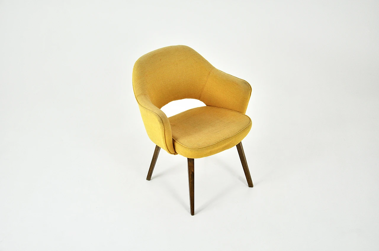 Poltrona gialla di Eero Saarinen per Knoll International, anni '60 2