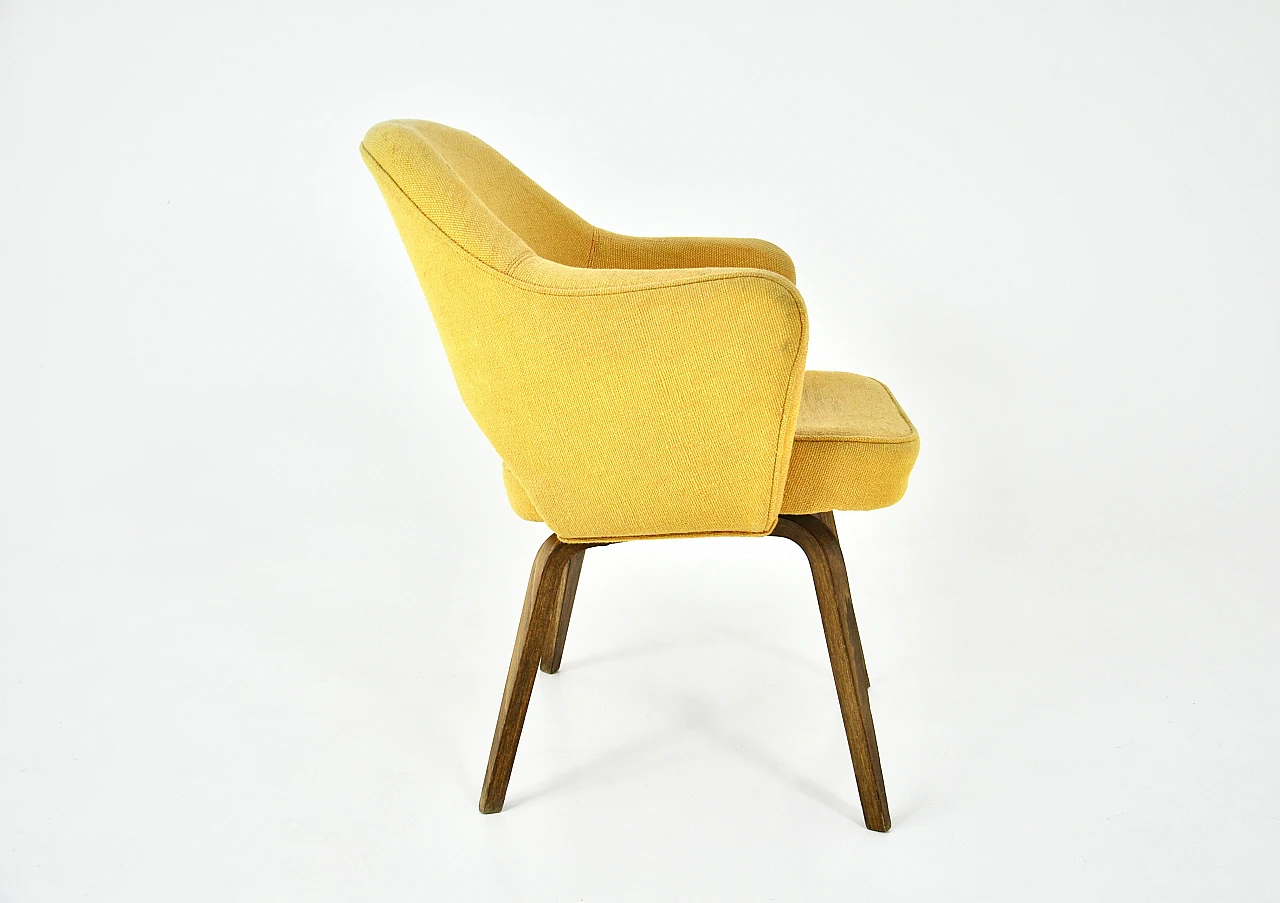 Poltrona gialla di Eero Saarinen per Knoll International, anni '60 4