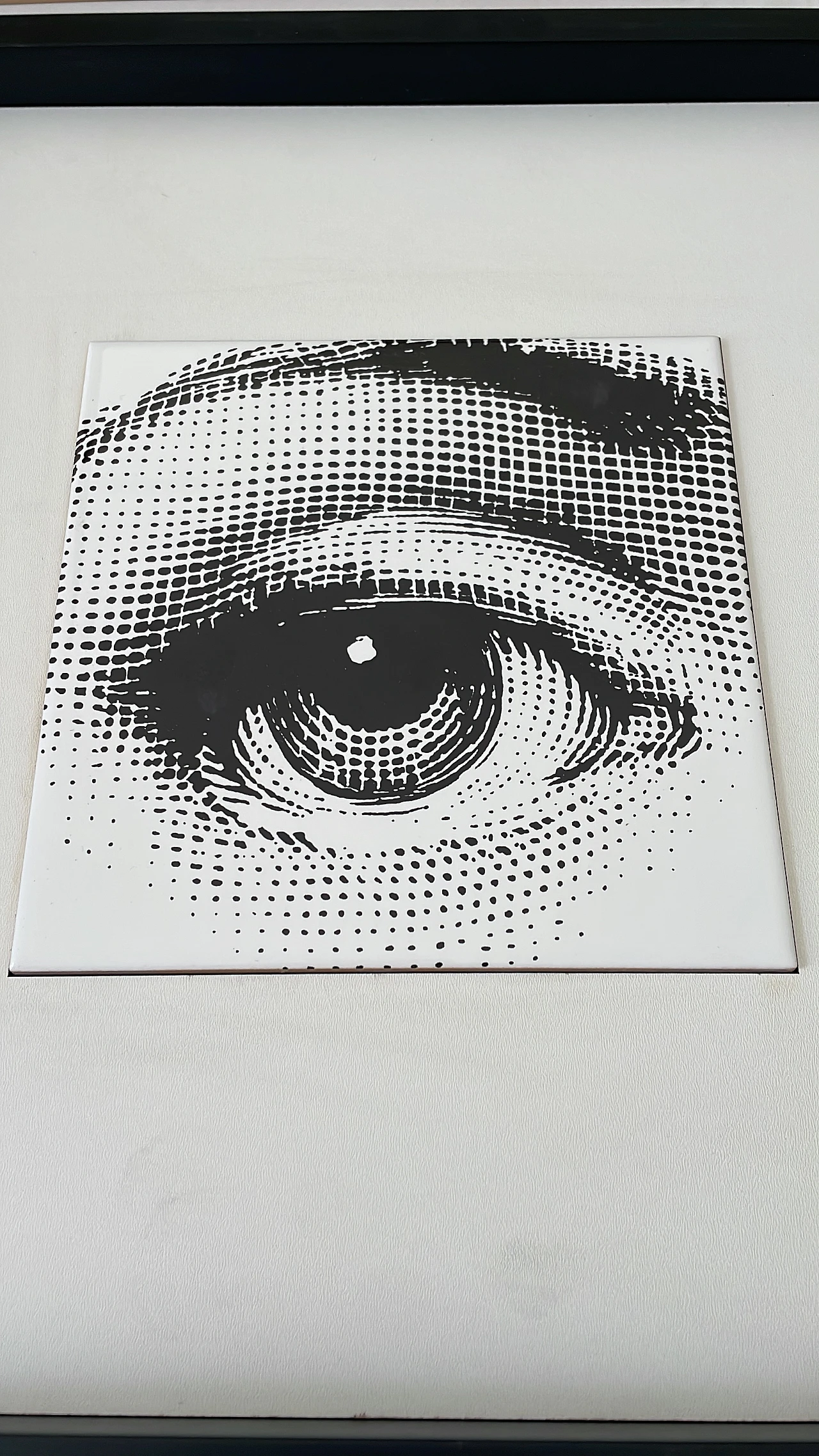 Pietro Fornasetti, Framework 43, ceramic tile, 2000s 4