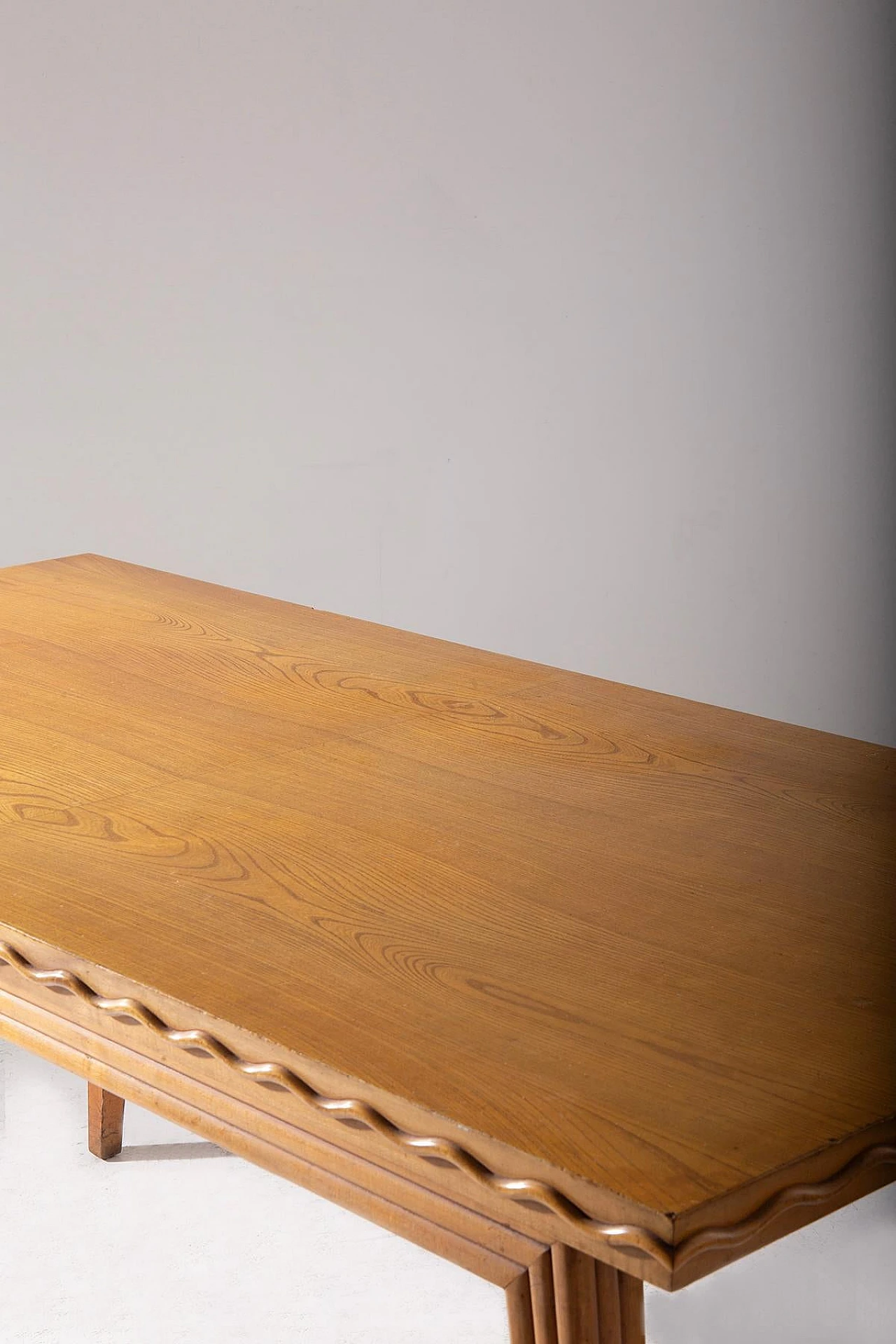 Rectangular dining table in wood attributed to Paolo Buffa, 1950s 4