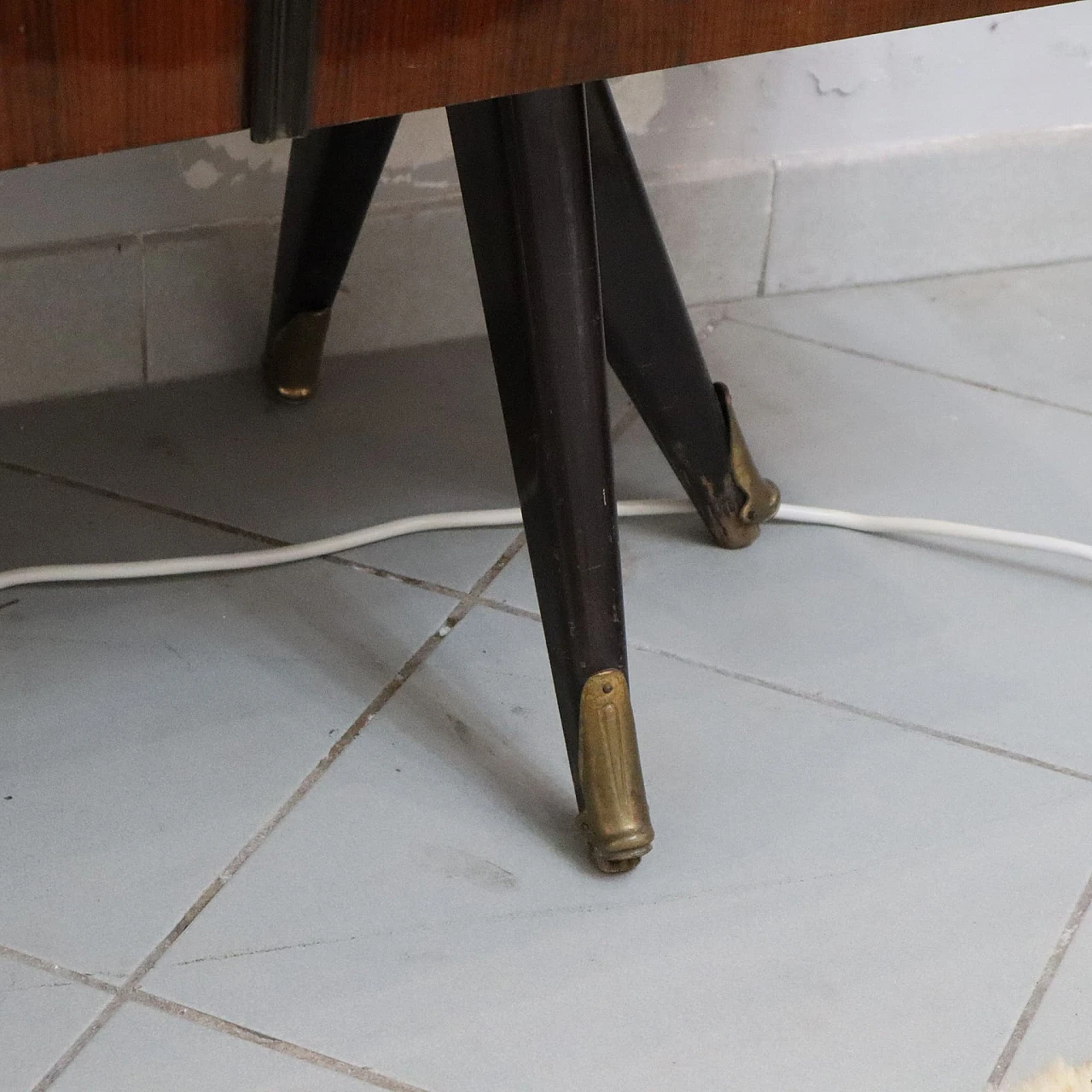 Sideboard in rosewood with brass handles by Mobili Cantù, 1950s 2