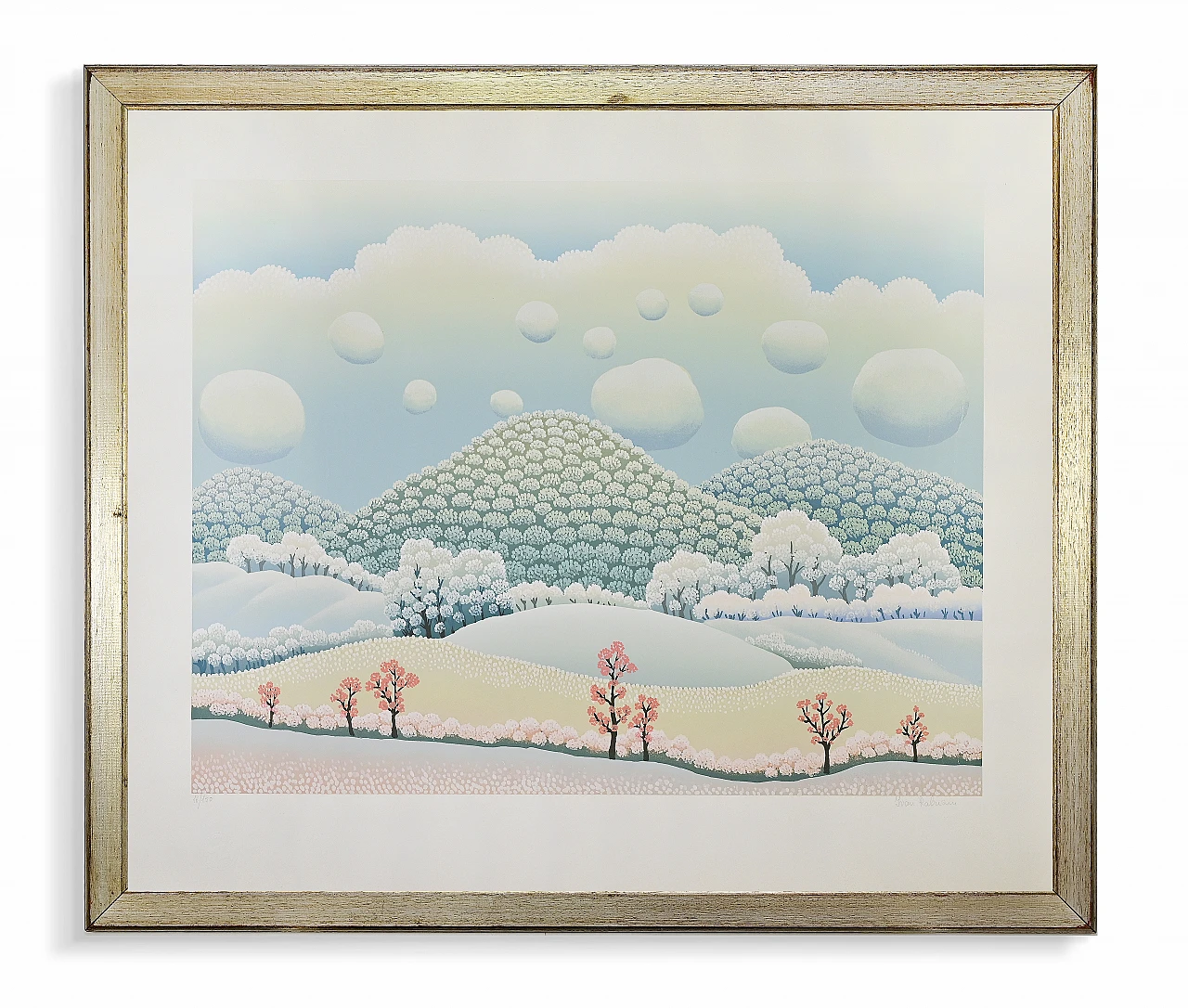 Ivan Rabuzin, Landscape, silkscreen printing, 1990s 1