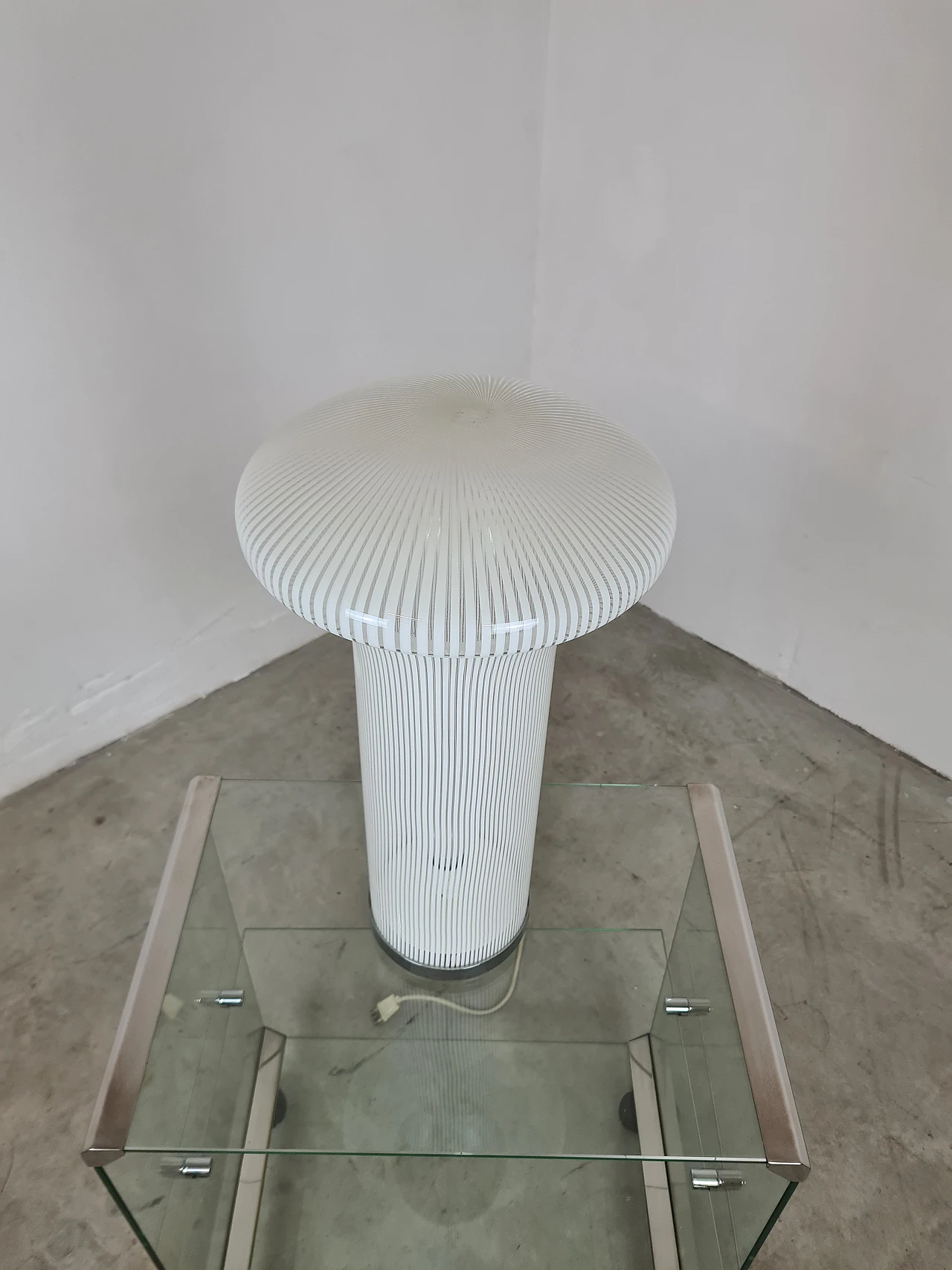 Boletus table lamp in Murano glass by Mario Ticcò for Venini, 1970s 4