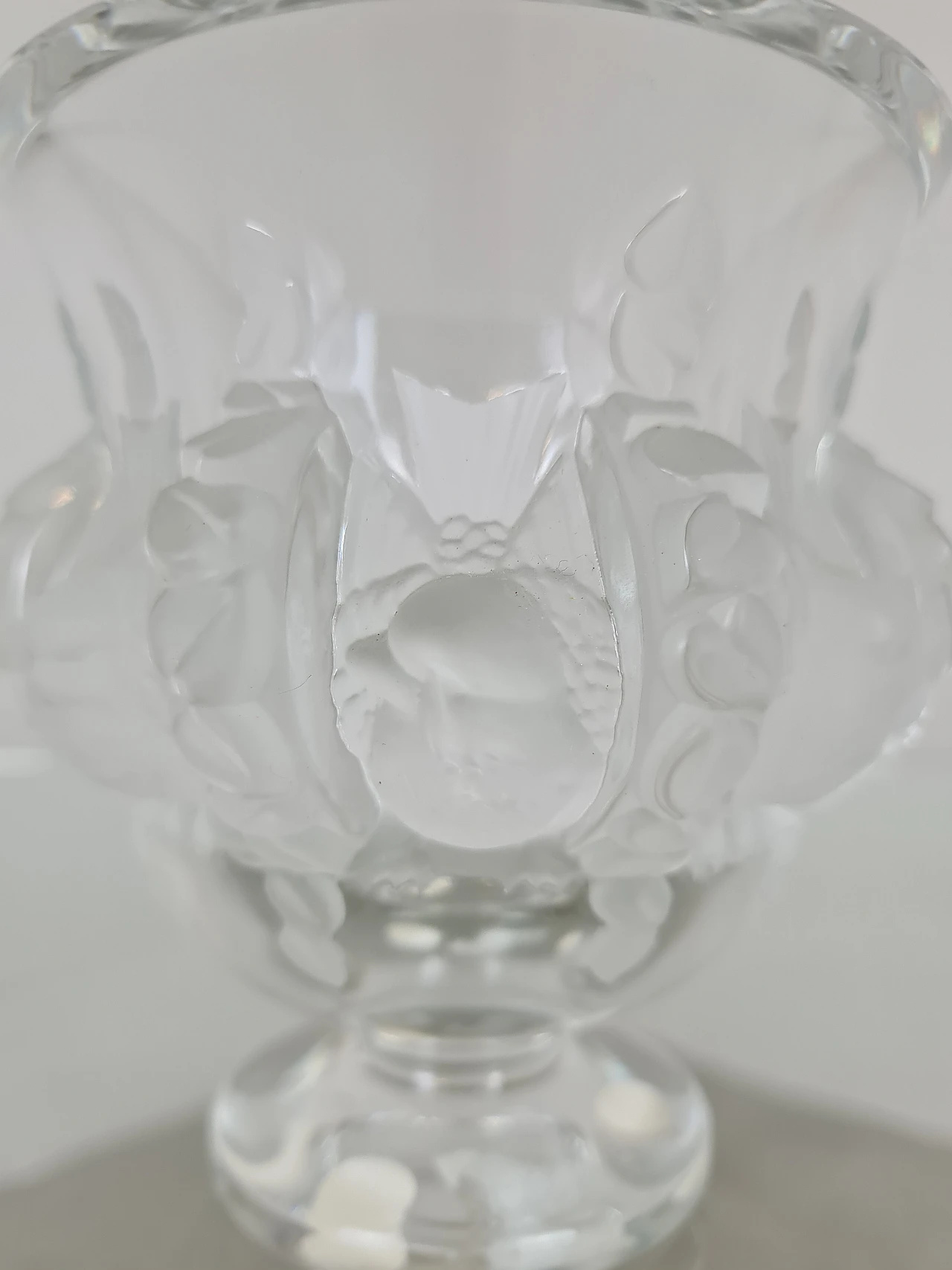 Dampierre glass vase by Marc Lalique for Lalique, 1950s 9