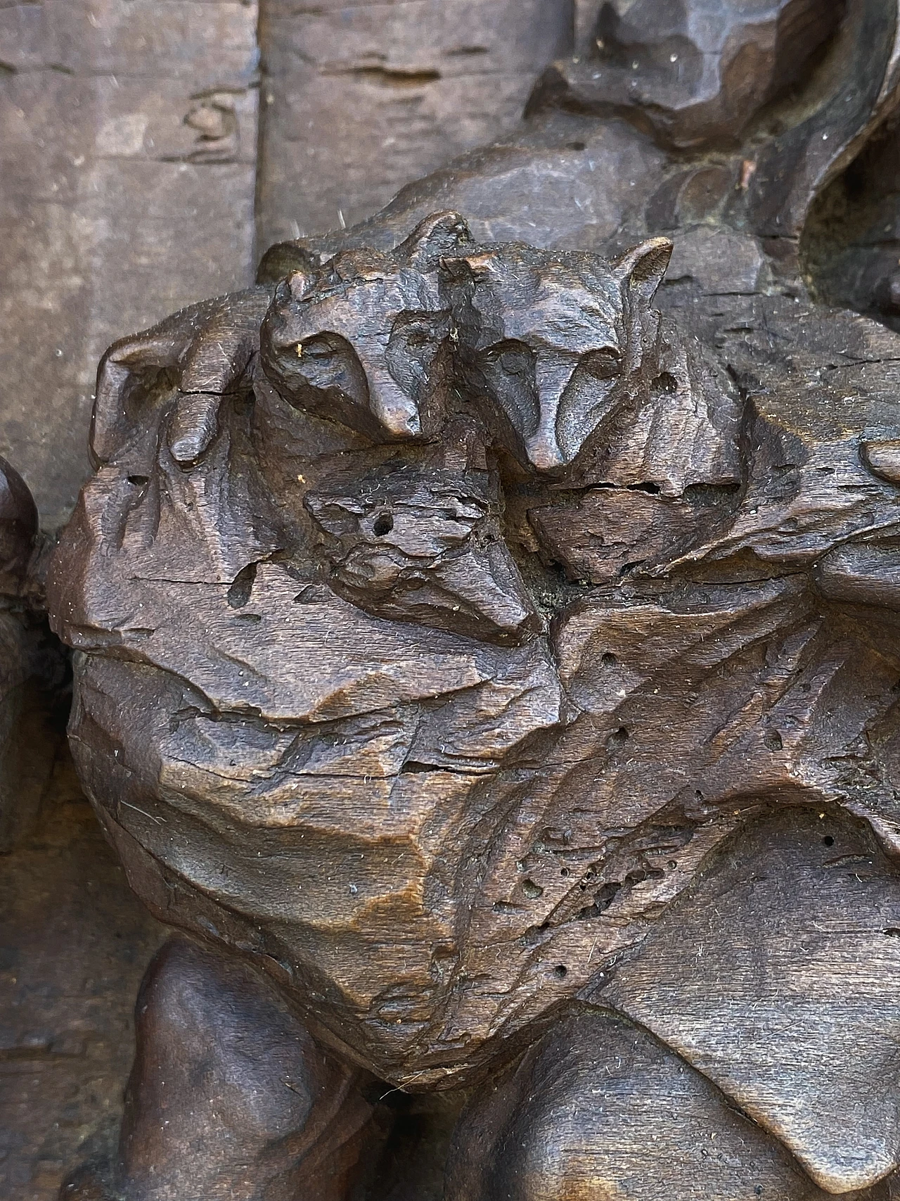 Wooden bas-relief sculpture, early 19th century 7