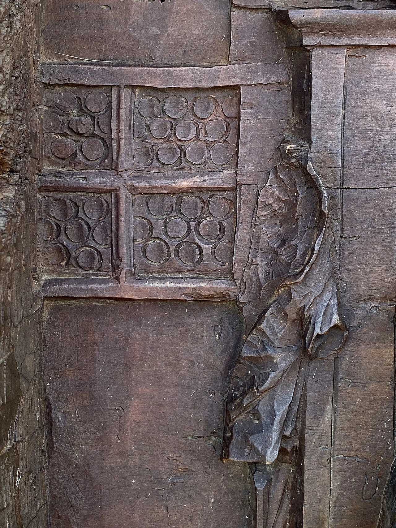 Wooden bas-relief sculpture, early 19th century 14