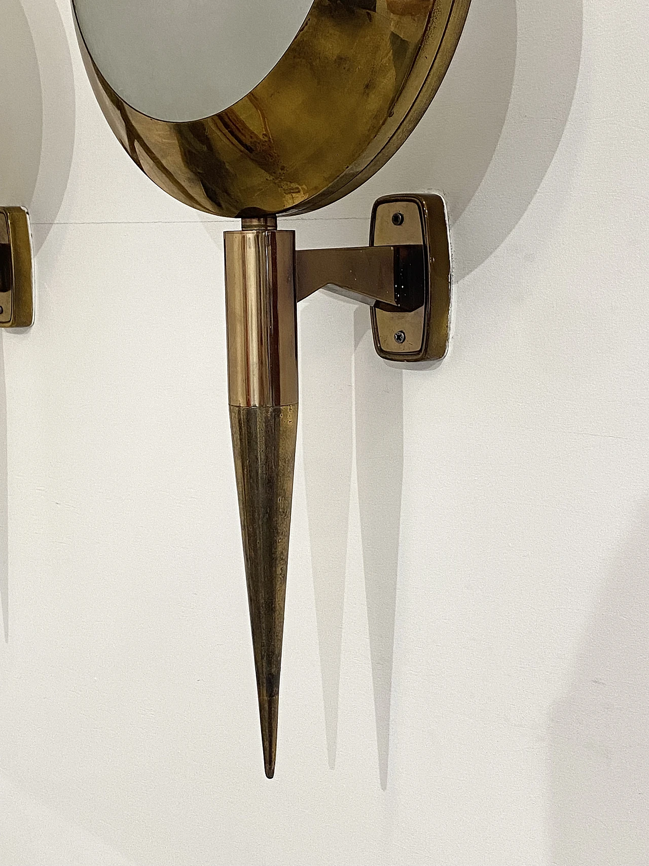 Pair of wall lamps 2128 by Stilnovo, 1950s 13