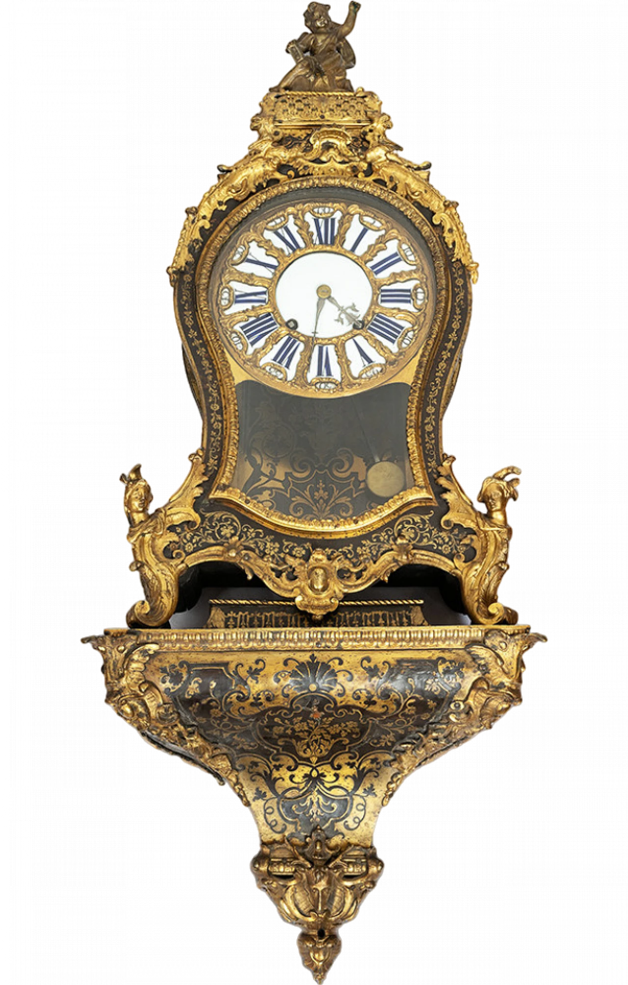 Cartel wall clock by Denis Masson, 18th century 11