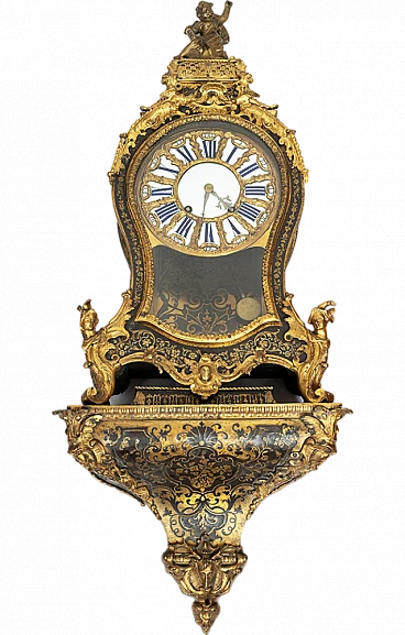 Cartel wall clock by Denis Masson, 18th century