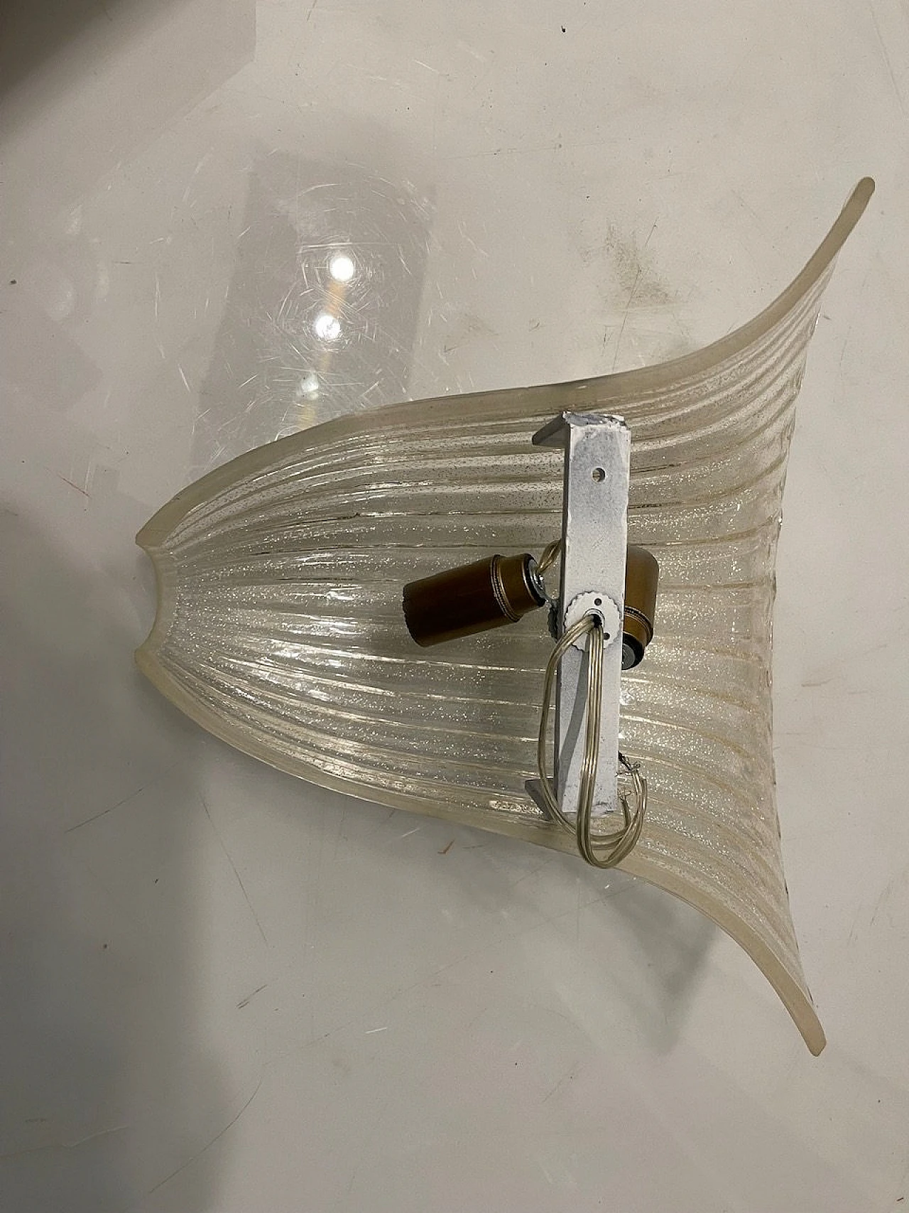 Pair of Murano glass wall sconces, 1980s 4