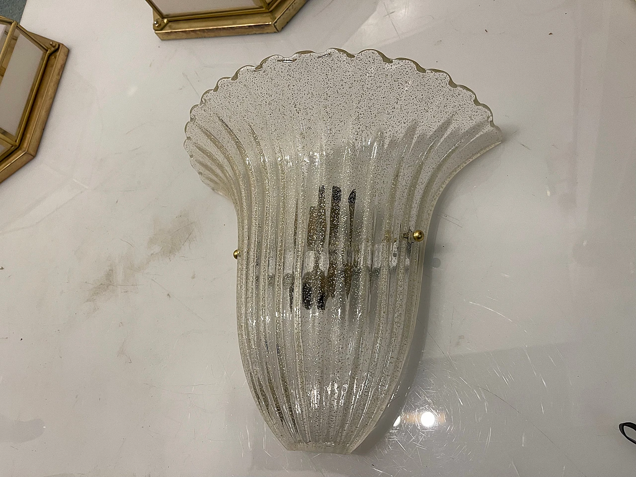 Pair of Murano glass wall sconces, 1980s 6