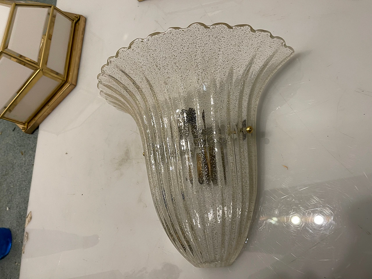 Pair of Murano glass wall sconces, 1980s 9