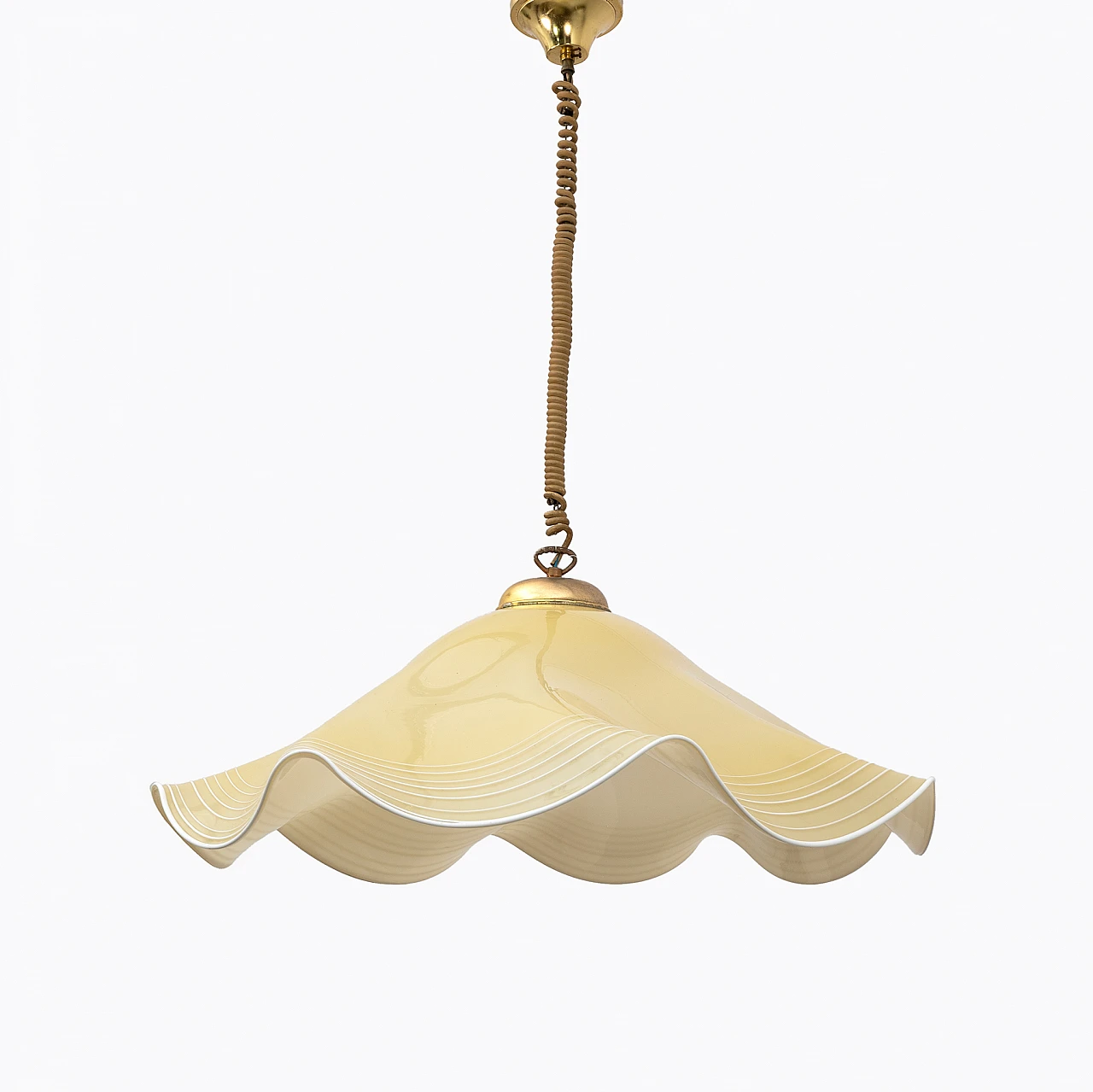 Handkerchief-shaped Murano glass chandelier, 1970s 1