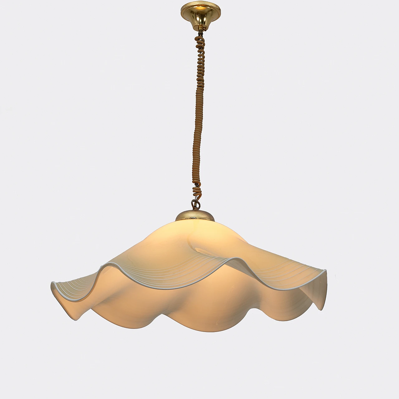 Handkerchief-shaped Murano glass chandelier, 1970s 4