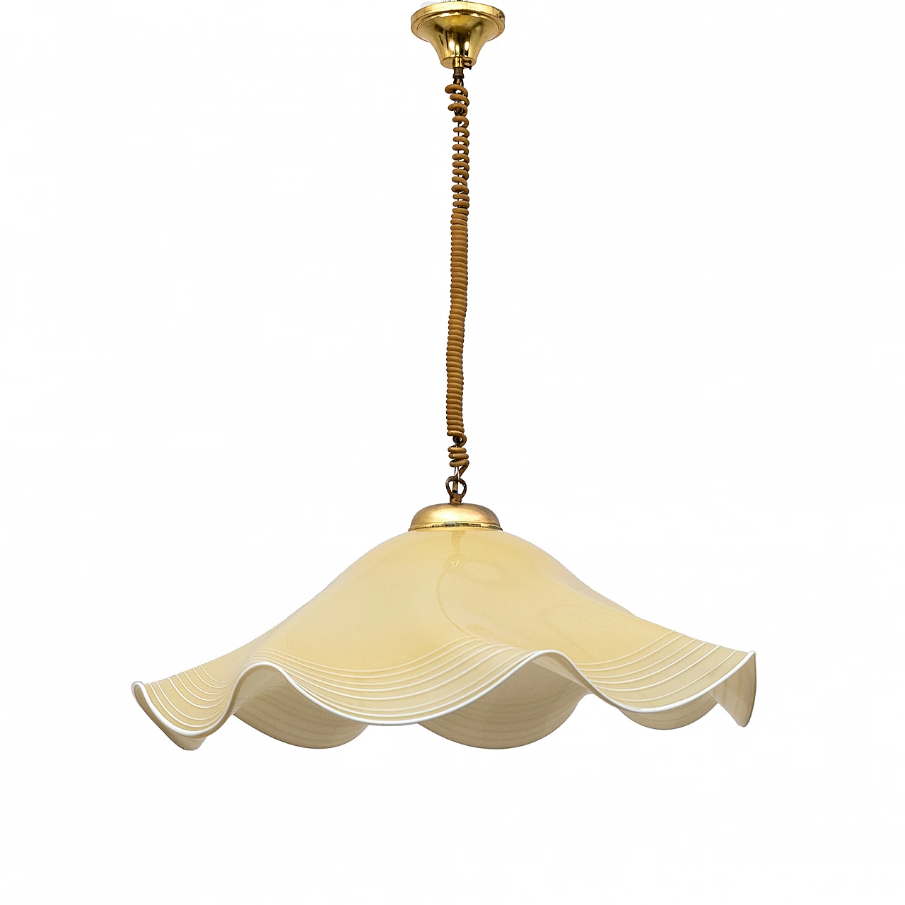 Handkerchief-shaped Murano glass chandelier, 1970s 5