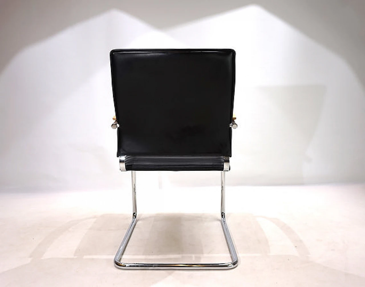 S74 leather & chromed metal chair by Josef Gorcica for Thonet, 1990s 10