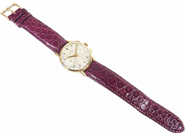 146 DP watch 18k gold & leather by Zenith, 1950s