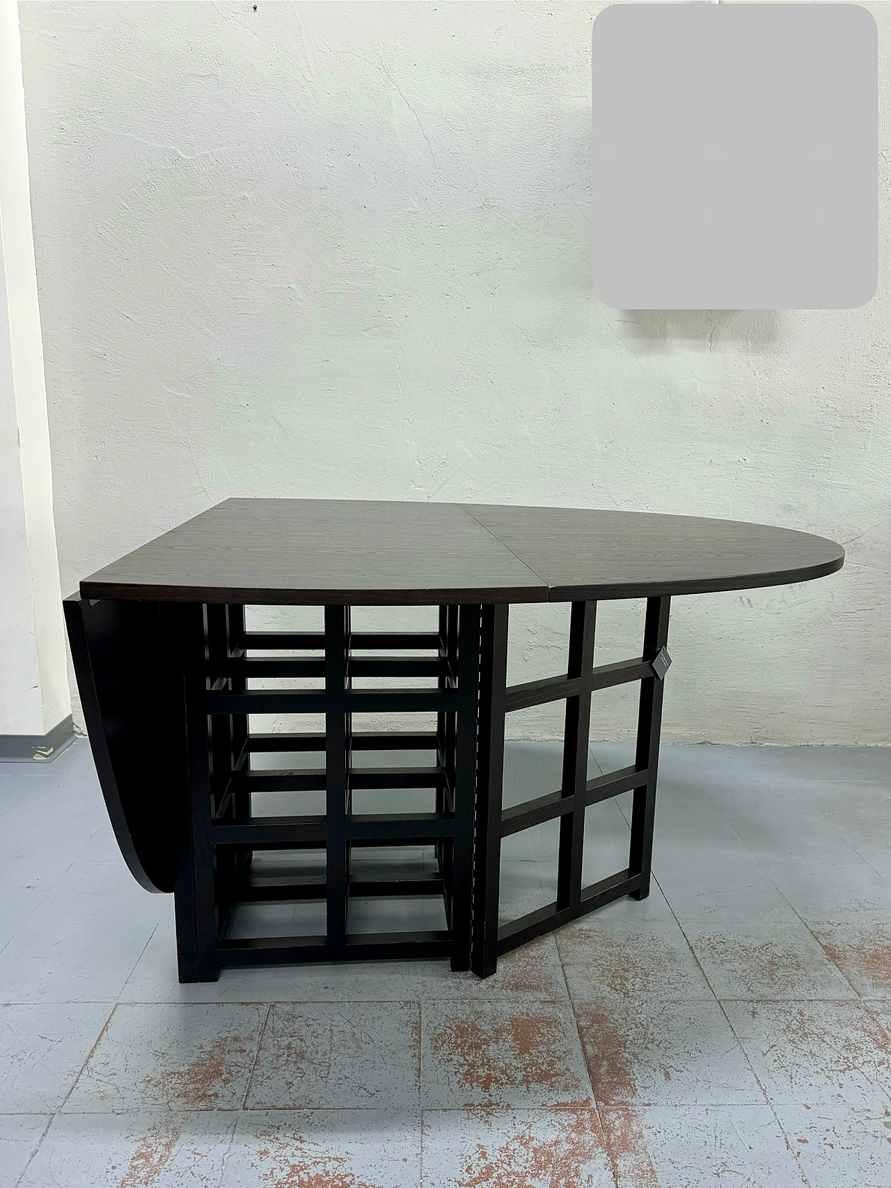 Ebonised ash table by Mackintosh for Cassina, 1970s 2