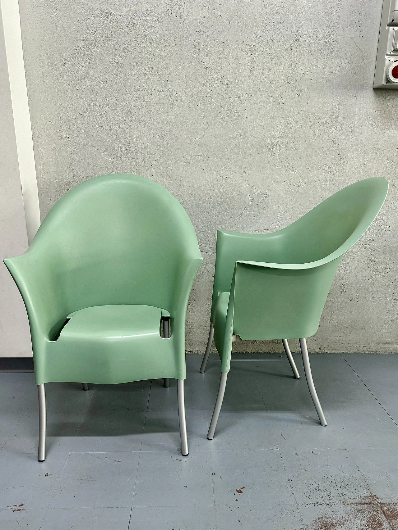 Pair of Lord Yo armchairs by P. Starck for Driade, 2000s 1