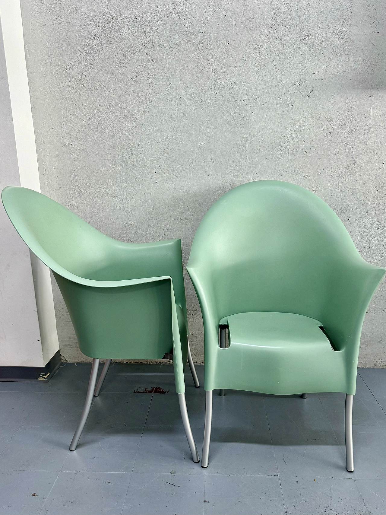 Pair of Lord Yo armchairs by P. Starck for Driade, 2000s 2